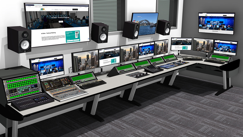 Custom Consoles Module-R Desk Chosen for London-based Video Production Studio